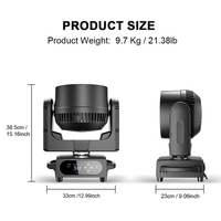 SHEHDS IP66 Luz de Escenario Móvil Beam Wash 19x25W RGB DMX512 Luces DJ para KTV Fiesta Bar Concierto