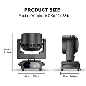 ไฟส่องเวทีแบบเคลื่อนย้ายได้ SHEHDS IP66 Beam Moving Head Wash 19x25W RGB DMX512 สำหรับงานปาร์ตี้ KTV บาร์ คอนเสิร์ต - Product Image 3