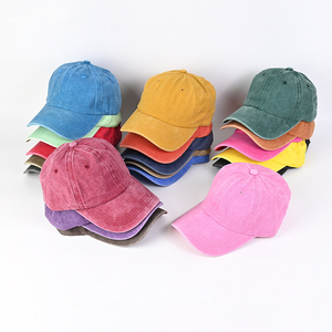 Fashion Wholesale Structured Cotton Vintage Washed Distressed Trucker Blank Dad <b>Hat</b> Men Sport Adjustable Spring <b>Summer</b> - Product Image 1