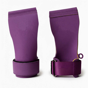 Customized Logo Design Non-Slip Summer Gym Gloves Metal Leather Silicone Microfiber Cotton Palm Guard Cross Fit Weight Portable - Product Image 6