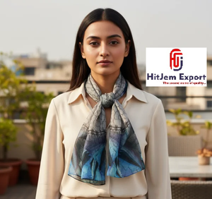 Bufanda Larga Estampada de Lujo Premium, Tela Suave, Bufanda para la Cabeza, Logotipo Personalizado, Etiqueta Blanca, Fabricante Textil OEM ODM - Product Image 3