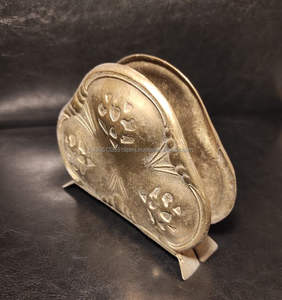 Servilleteros dorados elegantes hechos a mano personalizados de alta calidad al por mayor servilleteros decorativos de mesa de aluminio Metal - Product Image 3