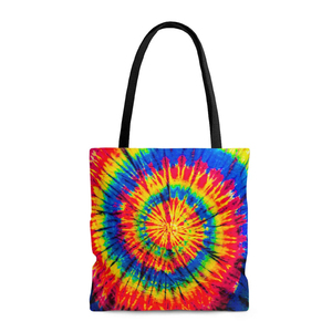 High Quality Hot Selling Custom Logo Wholesale 100% Tie Dye Cotton Canvas Tote <b>Bags</b> with Color Handles for Daily Use - Product Image 1