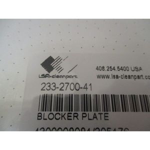 Placa Bloqueadora para Cabezal de Ducha ISA CLEANPART 233-2700-41 - Equipos y Piezas Semiconductores de Confianza de Marca Global - Product Image 4