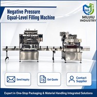 Machine de remplissage de liquides pour bouteilles de vinaigre avec 12 têtes à pression négative, précision de 1 % et bouchonnage à vis intégré AT-03