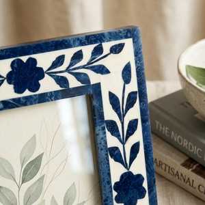 Marco de Fotos de Resina y Hueso con Incrustaciones, Diseño de Mosaico Hecho a Mano, Portafotos de Lujo Contemporáneo para Decoración Moderna del Hogar y Regalos - Product Image 5