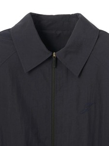 Unisex Black <b>Racer</b> <b>Jacket</b> Zipper Closure Turn down Collar Casual Windproof Polyester Material Short Length Loose Fit Autumn - Product Image 3