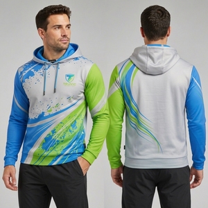 Sudadera con Capucha Sublimada para Hombre, Sudadera de Forro Polar con Logotipo Personalizado, Sudadera Informal de Invierno para Hombre - Product Image 5