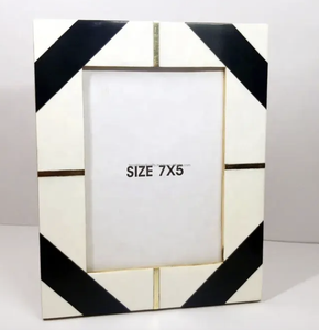 Cadres d'incrustation d'os de qualité supérieure Cadres photo incrustés d'os faits à la main le cadeau parfait pour les êtres chers - Product Image 5