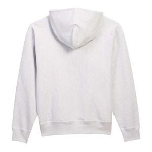 Sudadera con Capucha de Felpa de Corte Holgado en Color Gris Jaspeado, Sudadera con Capucha de Mezcla de Algodón Suave, Informal, Cálida, Unisex, Estilo Urbano - Product Image 2