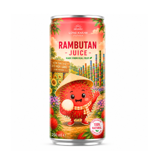 น้ำมังคุด 100% ผลิตภัณฑ์จากผลไม้แท้ เครื่องดื่มบรรจุกระป๋อง 250 มล. เวียดนาม - Product Image 5
