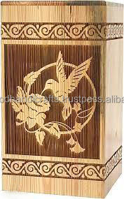 Urnes en bois Urne funéraire pour adultes Urne en bois polie fabriquée à la main Urnes funéraires Urne funéraire à bas prix - Product Image 2