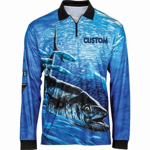 Custom Men’s Fishing Polo Shirts UV Protection Quick Dry Breathable Performance Wear - Product Image 1