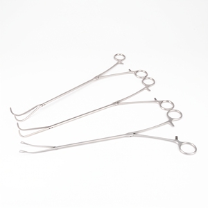 Pinces chirurgicales thoracoscopiques manuelles en acier inoxydable à double articulation, instruments de thoracoscopie pour interventions thoraciques mini-invasives - Product Image 4