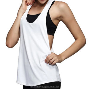 Camisetas sin mangas de algodón y elastano tejidas para mujer, personalizables con marca frontal, antiencogimiento, ecológicas, de secado rápido, transpirables, estilo vintage. - Product Image 5