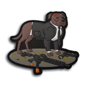 Patch logo PVC durable et imperméable pour produits d'extérieur, emblème en caoutchouc personnalisé pour vêtements, chaussures et accessoires - Product Image 2