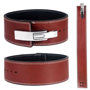 Cinturón de Seguridad para Gimnasio y Fitness de Cuero Vacuno Genuino Antideslizante con Logotipo Personalizable, Cinturón de Levantamiento de Pesas de Alta Resistencia - Product Image 3