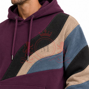 <b>Soft</b> Touch Patchwork <b>Hoodies</b> Cotton Fabric Patchwork <b>Hoodies</b> Streetwear Patchwork <b>Hoodies</b> For Online Sale - Product Image 5