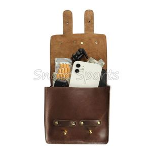 Sacs de ceinture médiévaux et de la Renaissance en cuir de vachette 100 % véritable pour reconstitutions historiques - Product Image 5