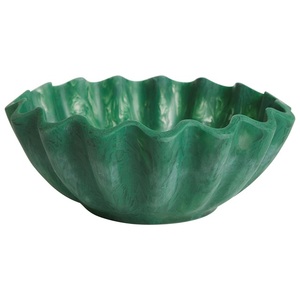 Meilleures ventes : Bol Venus en résine, vaisselle de table, bol à fruits en résine, décoration de Noël, plat de service en résine à motif marbré blanc - Product Image 5