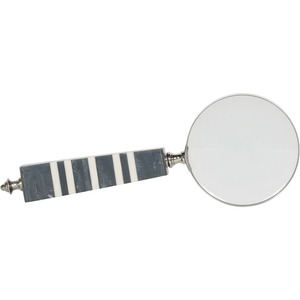 Handmade Durable Resin Horn Inlay Modern Handheld Round Magnifying <b>Glass</b> <b>Reading</b> <b>Glasses</b> Decorative Gift From India - Product Image 1