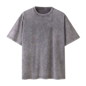 Service OEM, t-shirts personnalisés en coton 100% léger, lavage à l'acide, séchage rapide et respirant pour hommes, vente en gros - Product Image 1