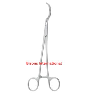 Pinzas Manuales Tipo J Wylie de BISONS, Instrumento Quirúrgico Oftálmico de Acero Inoxidable, Pinza Hemostática Vascular para Cirugía Ocular, Reutilizable - Product Image 2