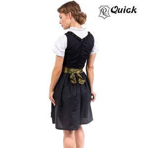 ชุดเดรสสไตล์บาวาเรียน 3 ชิ้น - ชุดเดรสผู้หญิงแบบดั้งเดิมทันสมัย ผ้าชีฟอง แต่งลูกไม้ กระดุมตกแต่ง เป็นมิตรกับสิ่งแวดล้อม เหมาะสำหรับงานคอสเพลย์และปาร์ตี้ - Product Image 6