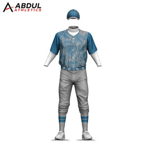 Professional Baseball Team Uniform Including Jersey Pants Custom Logo And Number Print Breathable Designed For Men Players - Product Image 1