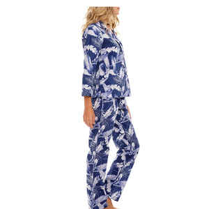 Pyjama d'été sportif respirant en satin pour femme, style coréen, ensemble deux pièces, tenue de détente à taille élastique - Product Image 4