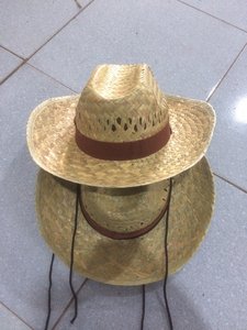 Sombrero Mexicano de Paja Ajustable con Bordado a Mano, Color Beige, Casual, a Rayas, Unisex, para Fiestas, Playa, Hogar, Jardín, Cumpleaños, Regalo Artesanal - Product Image 3