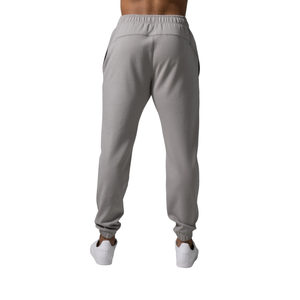 Pantalones Deportivos para Hombre, Color Gris Claro, Corte Recto, Cintura Elástica con Cordón, Suaves, Transpirables, de Secado Rápido, Ligeros, Casuales - Product Image 3