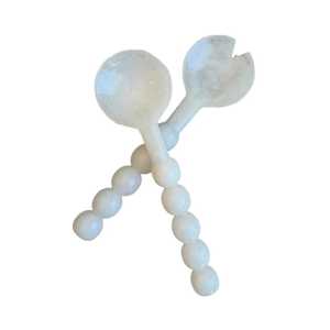 Ensemble de cuillères et fourchettes à salade en résine décorative pour cuisine et salle à manger contemporaines - Product Image 3