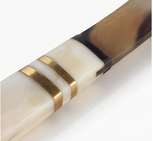 Ensemble de saladiers en corne avec poignées en os, design moderne, parfait pour une utilisation élégante à la maison et pour servir - Product Image 2