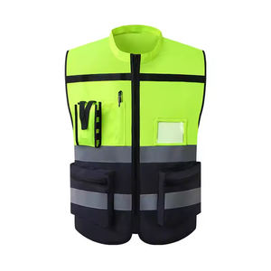Security Guard Uniform Professional High Visibility Safety Vest Wholesale Bulk Industrial Worker Class 2 Apparel - Product Image 1