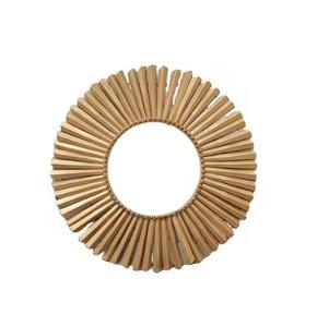 Espejo Redondo de Pared de Metal de Lujo Moderno, Estilo Vintage, Hecho a Mano, de Alta Calidad, para Decoración de Interiores del Hogar, Tendencia Actual - Product Image 6