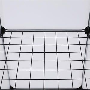 Contenitore portaoggetti cubico a 3 strati in legno da terra, 17 porta pennelli cosmetici, 2 cassetti, specchio non intero, 95 Warm LE - Product Image 4