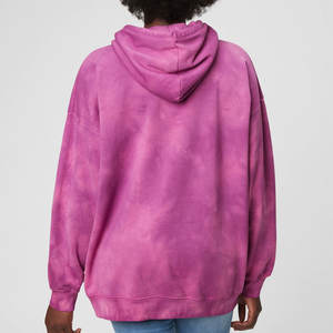 Sweat à capuche d'hiver 100 % coton de qualité supérieure avec impression sérigraphiée délavée à l'acide et au sel, design uni, style décontracté - Product Image 5