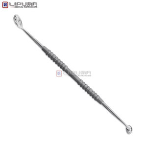 Extracteur de points noirs et d'acné professionnel en acier inoxydable durable à lame incurvée, avec manche long et râpe à pieds élégante - Product Image 3
