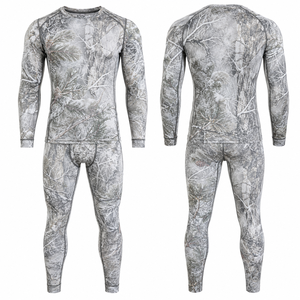 Ensemble chemise et pantalon de chasse camouflage à manches longues pour homme MEGAMAPLE, respirant, évacuant l'humidité, en polyester, vêtements d'extérieur pour l'été - Product Image 1