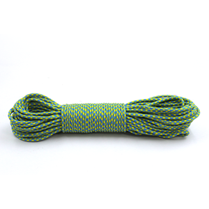 Yellow Camo 4mm Paracord Rope 550 Type Nylon Utility <b>Cord</b> for Camping, Survival, Craft and DIY Use - Product Image 3