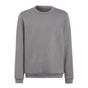 Sweat-shirt Harry Johnson Production gris uni en mélange de coton tricoté à manches longues coupe classique décontracté respirant séchage rapide automne - Product Image 4