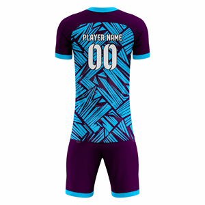 Conjunto de Uniforme de Fútbol Sublimado y Transpirable Wida Sports, Tallas Grandes, Jersey y Pantalones Cortos Personalizados, Malla de Alta Calidad, Ropa Deportiva OEM ODM al por Mayor - Product Image 2