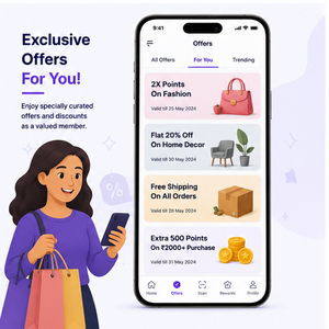 Aplicación Móvil de Programas de Fidelización Inteligentes, Beneficios de Membresía, Cupones de Regalo, Retención de Clientes, Ofertas Personalizadas, Android iOS - Product Image 3