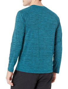 T-shirts de protection solaire pour homme, manches longues, col rond, coupe classique, de haute qualité, tendance et adaptés aux activités de plein air. - Product Image 2