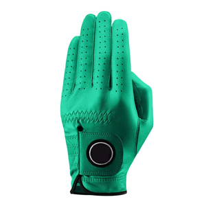 Gants de golf personnalisables de haute qualité à doigts entiers pour unisexe, en cuir véritable respirant avec fermeture à boucle pour les mains sportives - Product Image 6