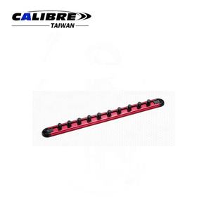 Organizador de Rieles Magnéticos de Aluminio para Llaves de Vaso de 1/4", 3/8" y 1/2" con Clips Redondos de Bloqueo Giratorio, para Uso Industrial y Bricolaje (OEM) - TAIWAN CALIBRE - Product Image 2