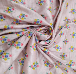 Tela de Lujo con Bordado Malty, Malla de Poliéster Transpirable con Patrón Floral para Vestidos de Novia y Fiesta - Product Image 2