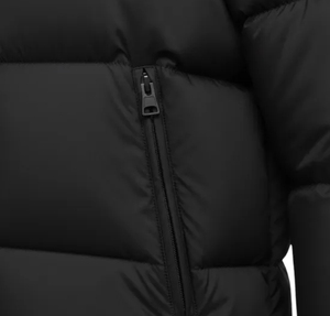Veste matelassée surdimensionnée pour homme, style streetwear, avec capuche zippée en duvet de canard imperméable - Product Image 4