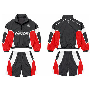 Distinct Outdoor Men Windbreaker <b>Shorts</b> <b>Set</b> Built For Flexible Movement Men Windbreaker <b>Shorts</b> <b>Set</b> Casual Style - Product Image 4